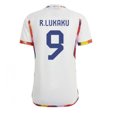 Belgien Romelu Lukaku #9 Auswärtstrikot WM 2022 Kurzarm